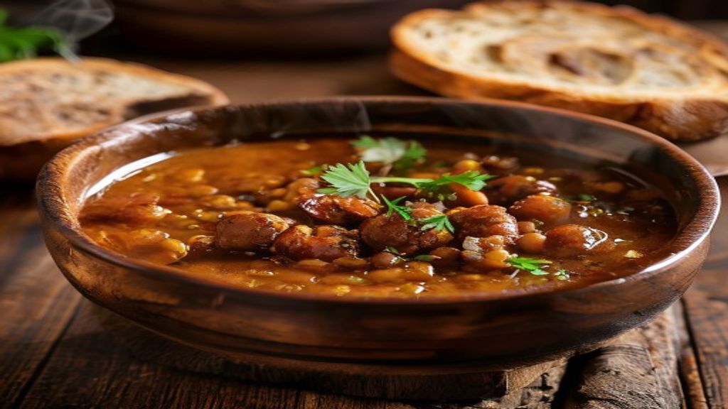 Lentejas con Chorizo (Lentejas a la Española)